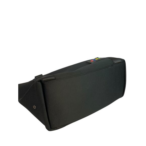 Ebay Branded Black Neoprene Tote Travel Bag 22 x 14x 7 Bag Rainbow Strap New - Picture 7 of 10